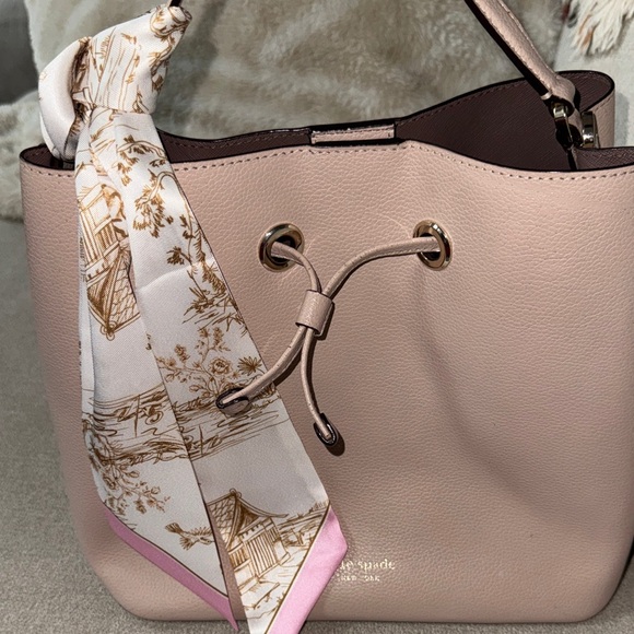 Kate Spade Blush Pink Leather Shoulder Bag - Picture 8 of 13